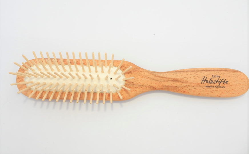 Haarbürste mit Holzstiften in 3 Varianten