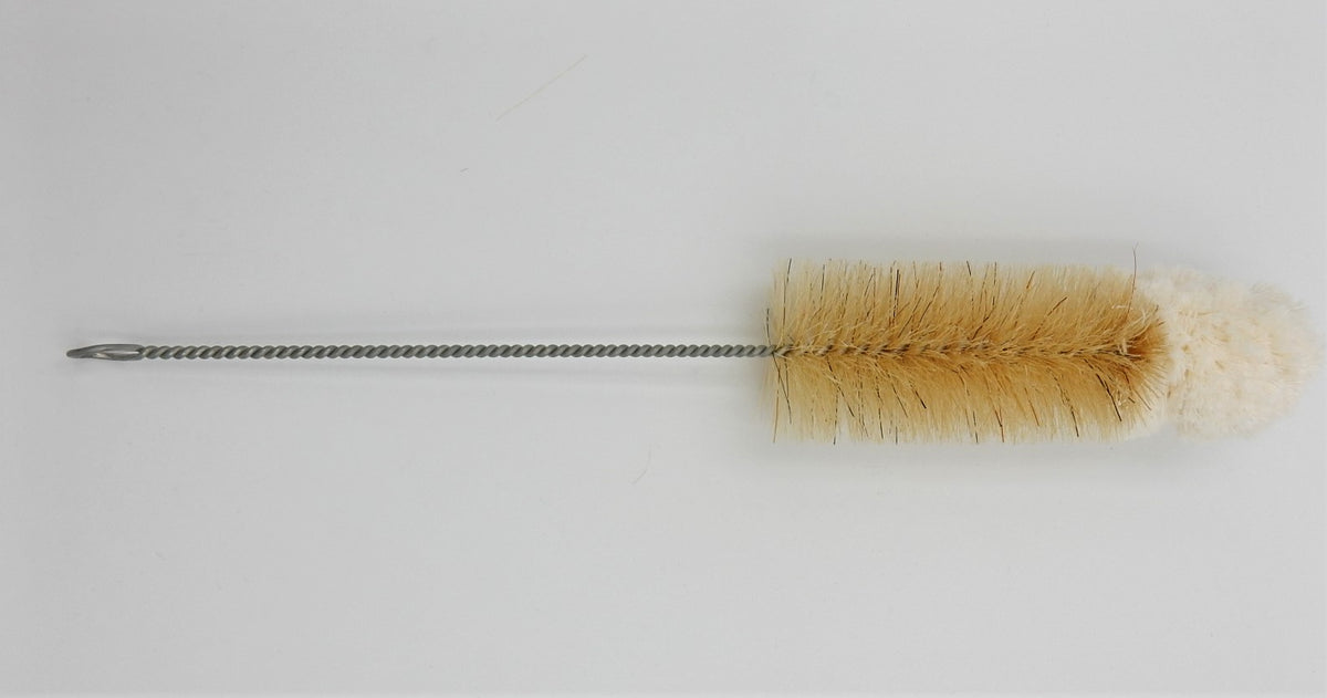Flaschenbürste mit Wollschopf
