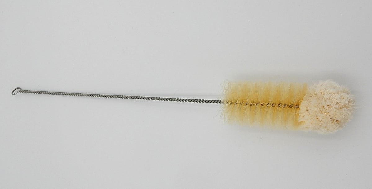 Flaschenbürste mit Wollschopf