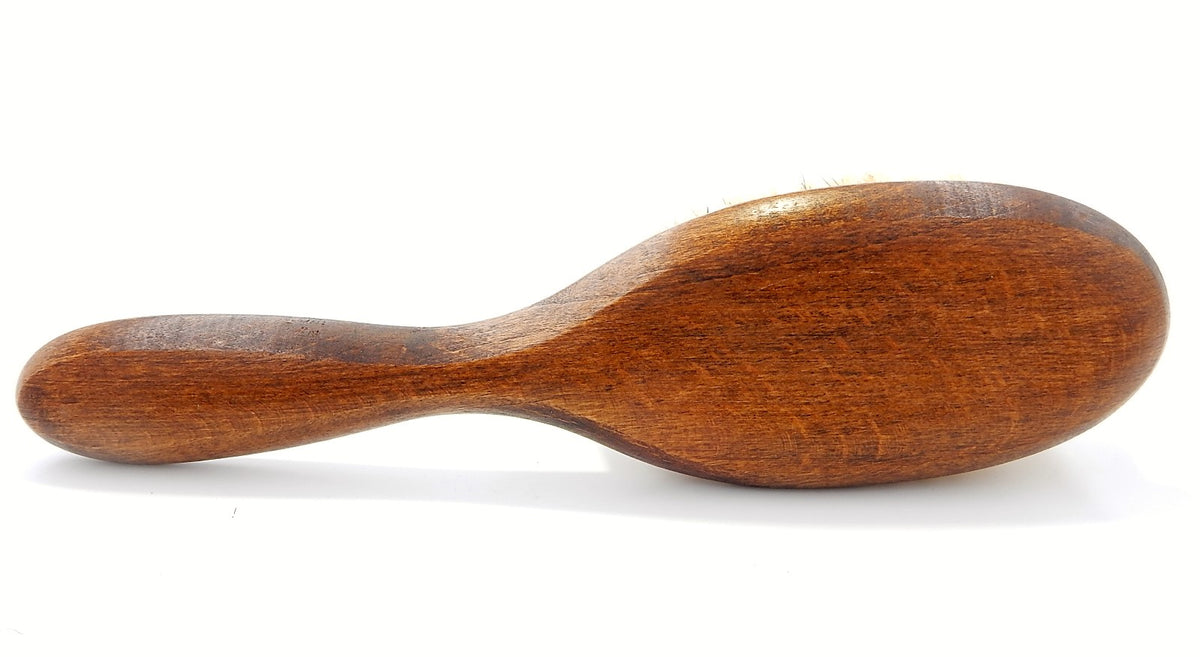 Katzenbürste aus Buchenholz